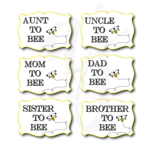Bee Gender Reveal Photo Props