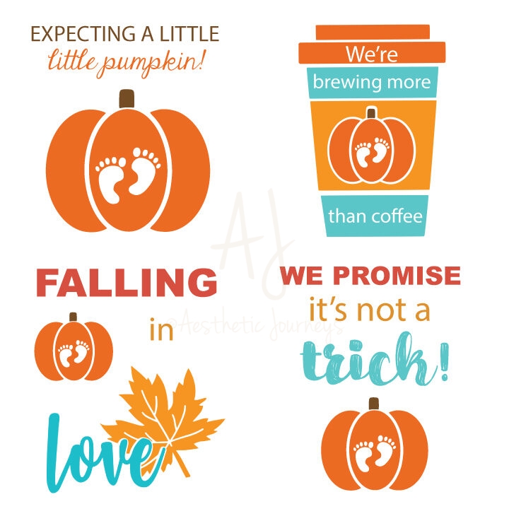 Fall Baby Announcement Signs