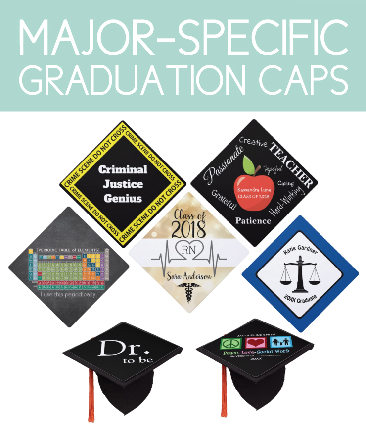 Major-specific graduation caps
