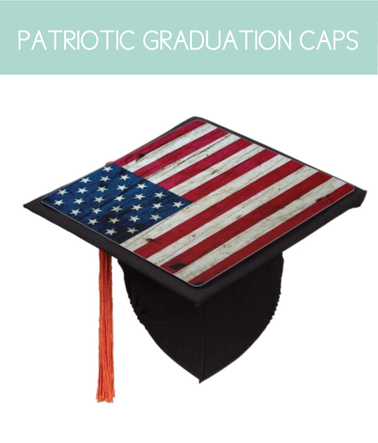 Patriotic Graduation Caps