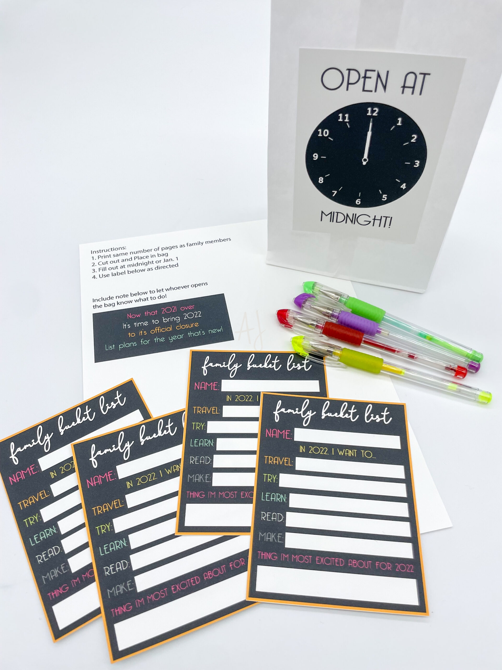 Printable New Year's Eve Activities Pack- Updated Yearly - Image 4