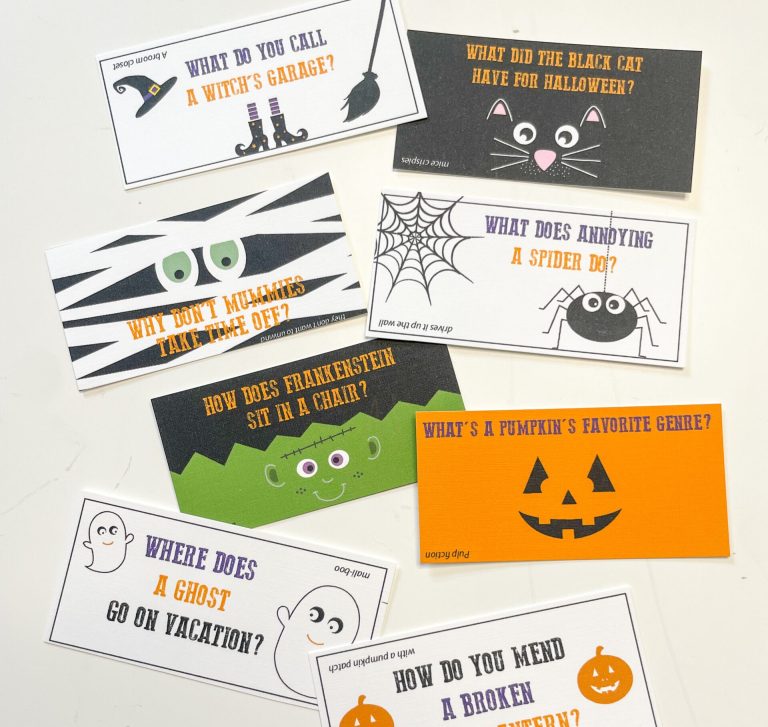 trick or treat joke free printable