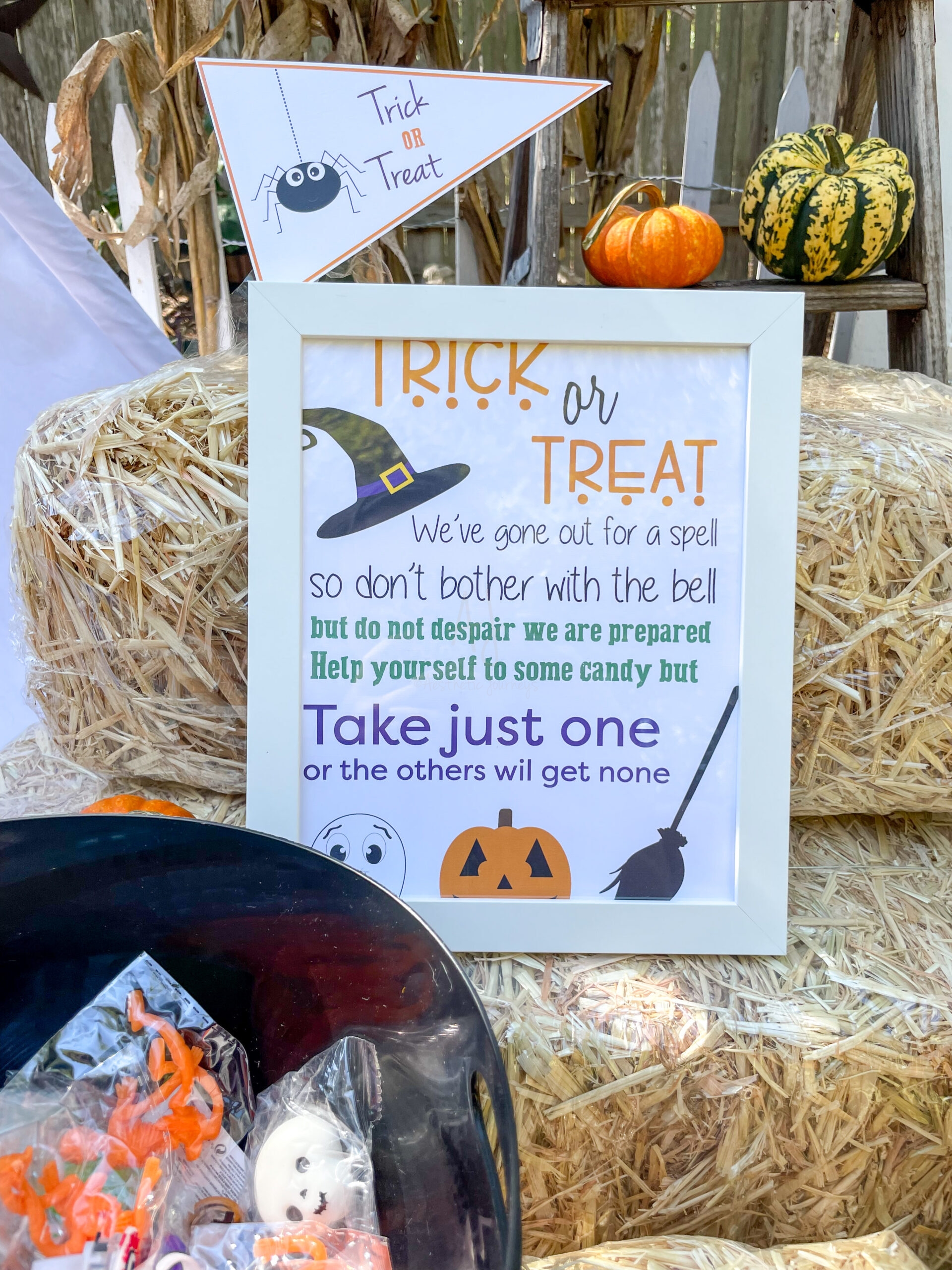 trick or treat signs