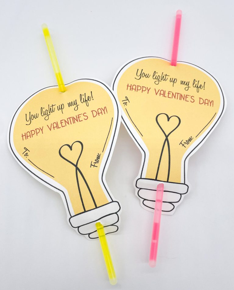 glow stick valentine
