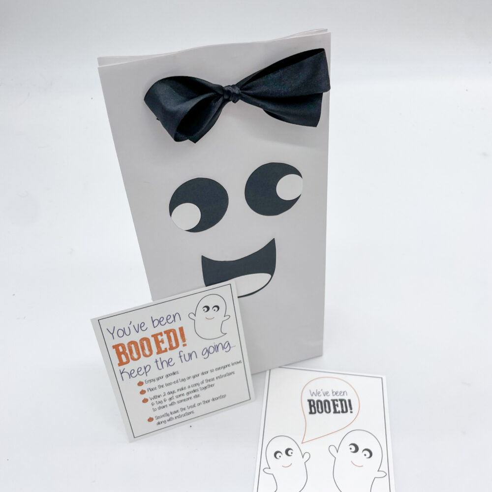 ghost graphics for trick or treat bags