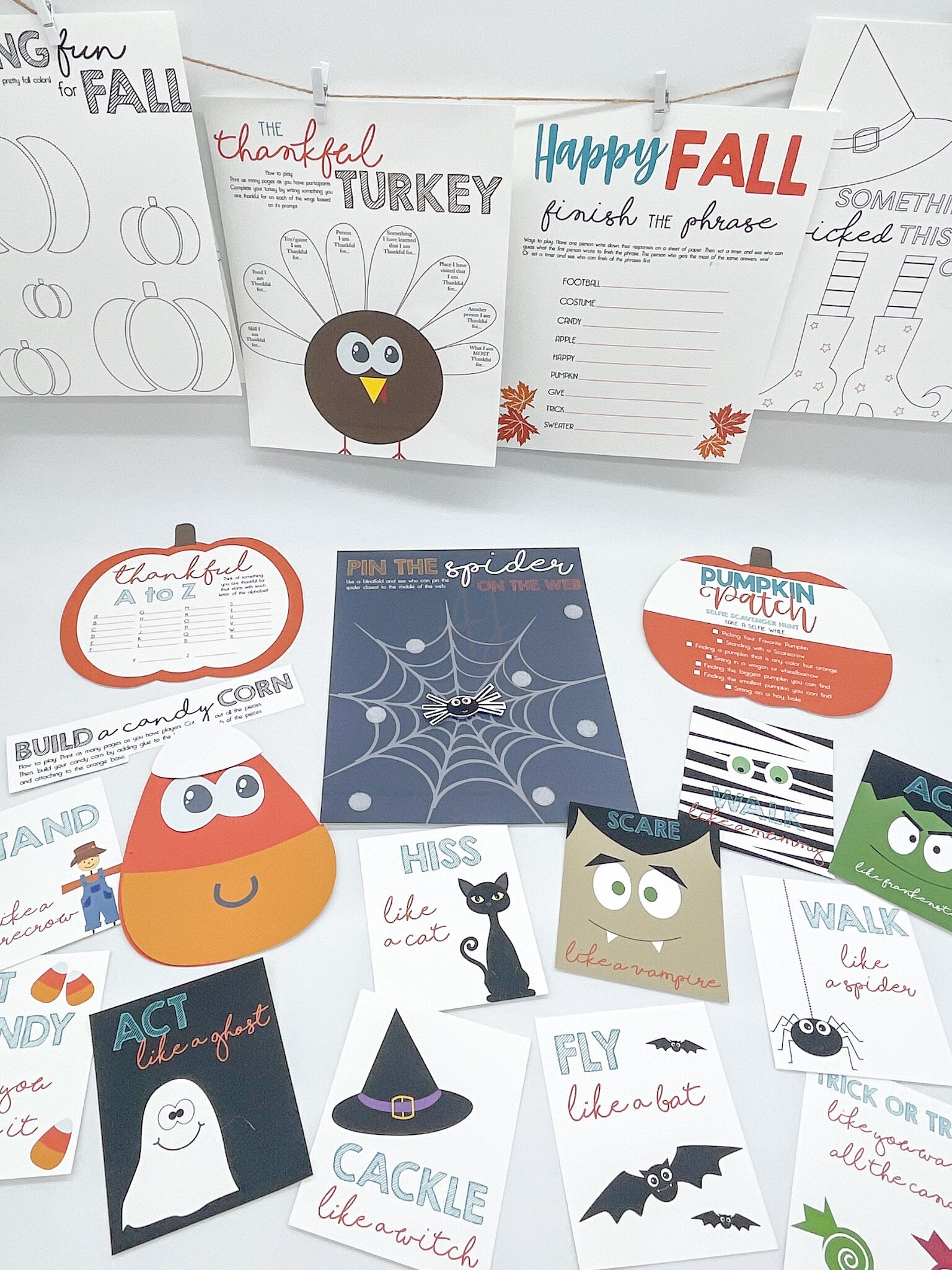 Printable Fall Activities Bundle - Image 3