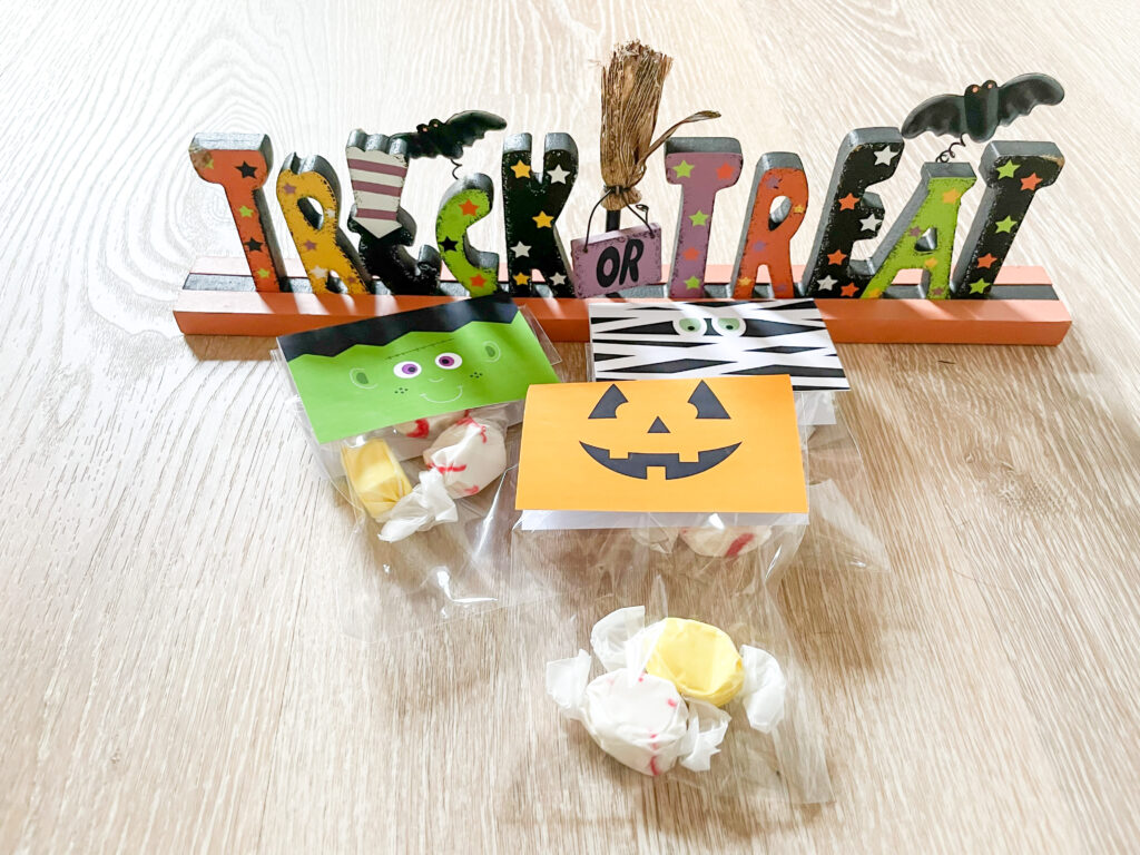 set of three trick or treat candy bags