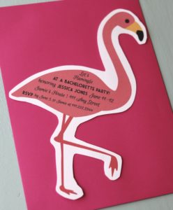 Let's Flamingle Bachelorette Invite