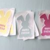 Colorful Easter Bunny Stickers