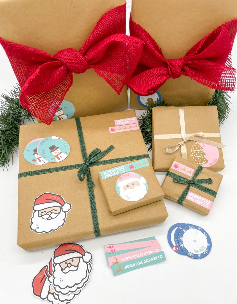 christmas tags sticker bundle