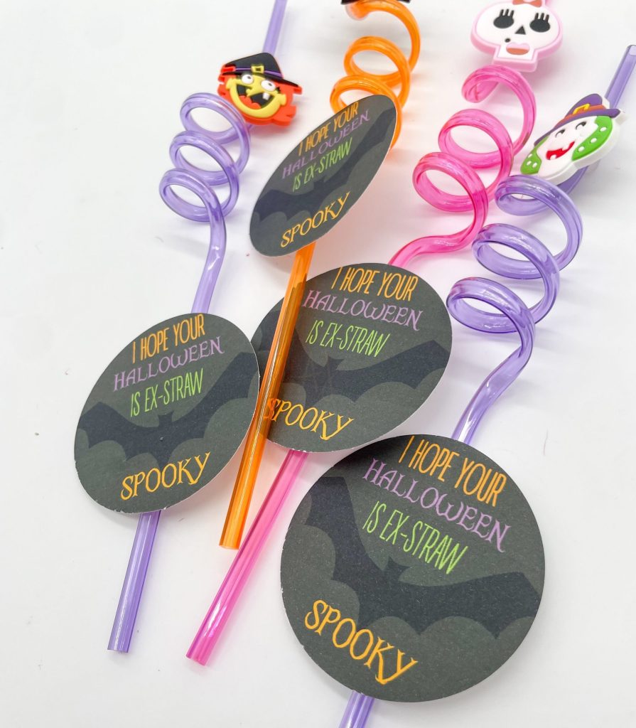Halloween Tags for Straws