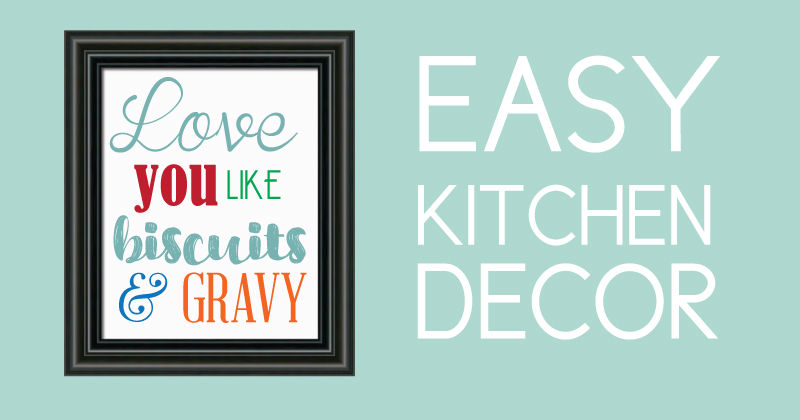 Easy Kitchen Decor