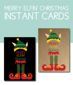 Merry Elfin' Christmas Cards