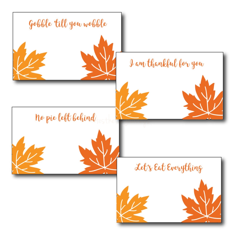 Thanksgiving Place Cards