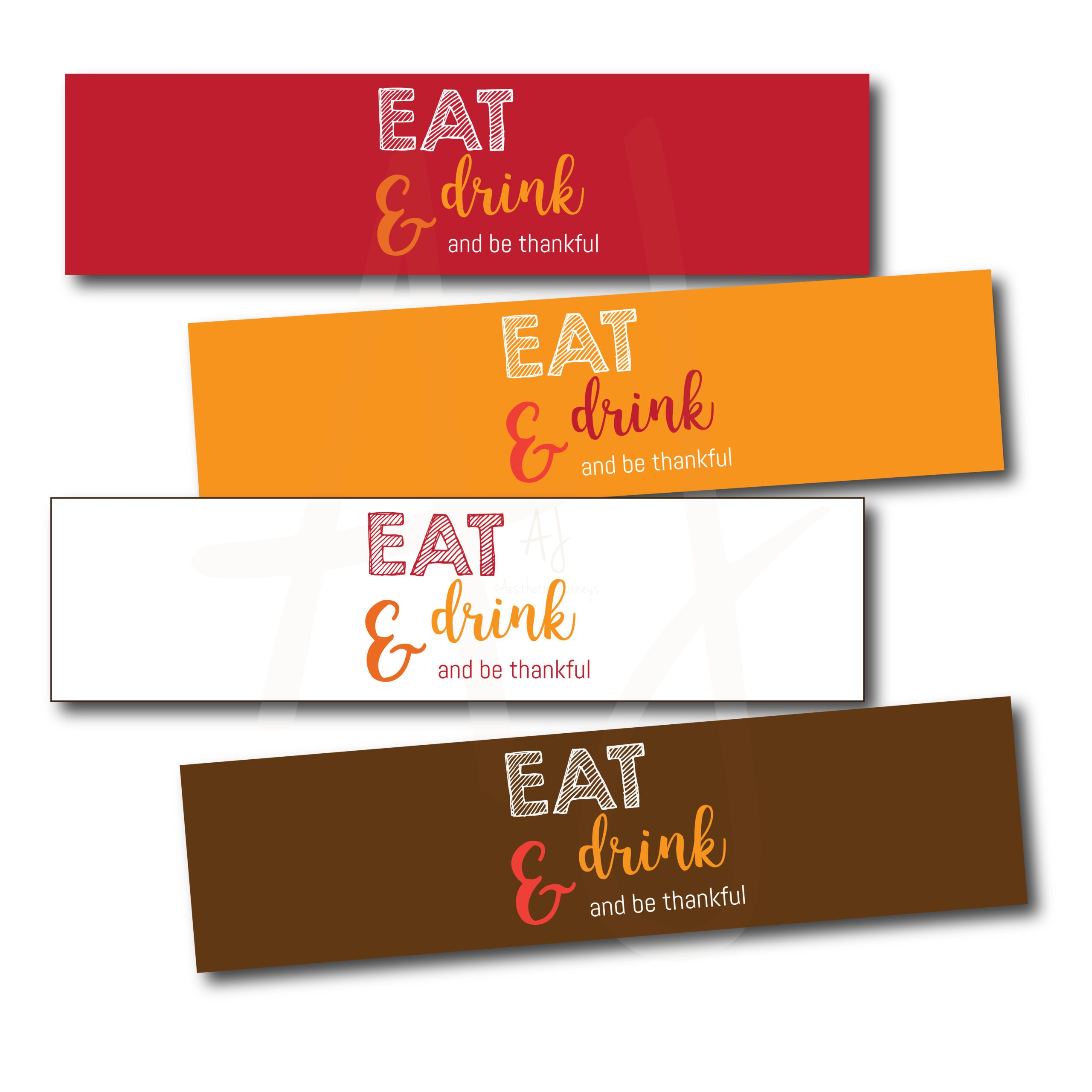 Thanksgiving Napkin Wraps