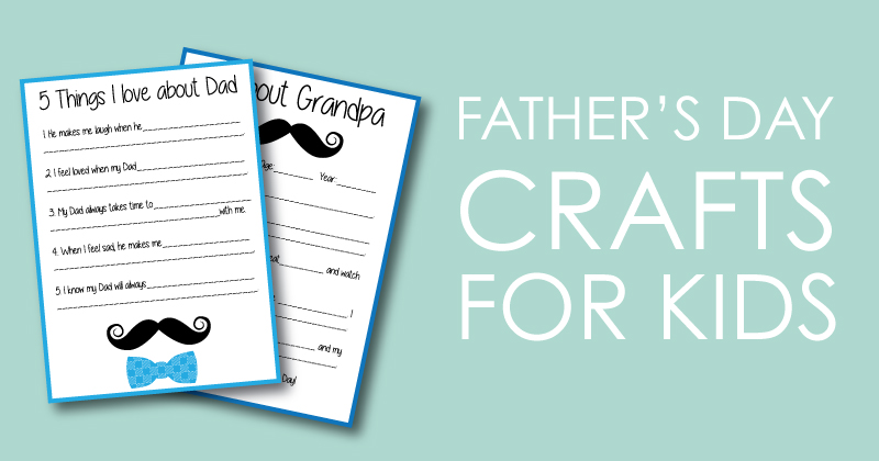Father's day crafts for kids