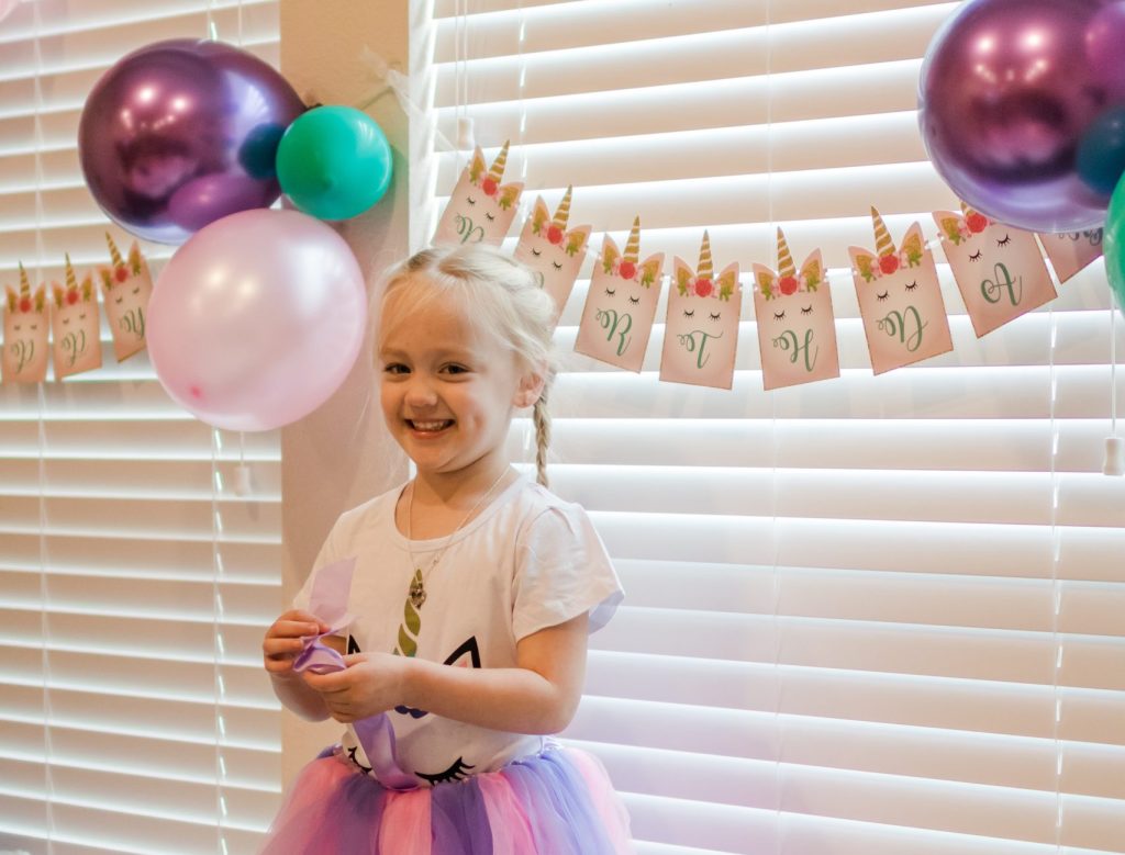 unicorn birthday banner