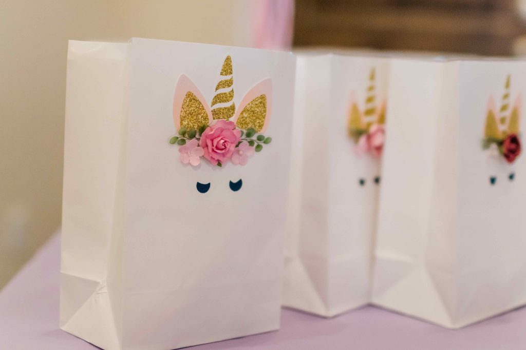 unicorn party favor bags